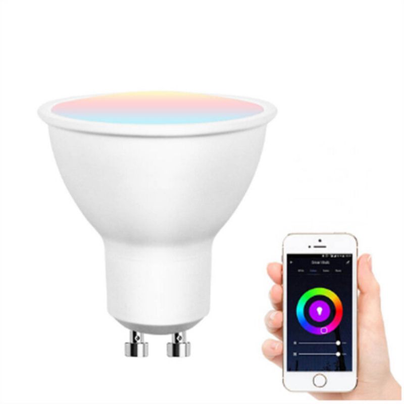 5w Gu10 Rgb Wifi Pametna Žarulja Kontrola Aplikacije Glasovna Radi S Google Assistantom Alexa