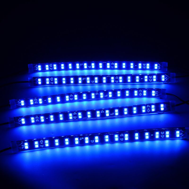 6/8pcs 5050 Led Traka Za Automobil Pod Sjajem Dc12v 40w Rgb Led Neonska Za Pod Atmosferska Svjetla App Bluetooth Kontrola