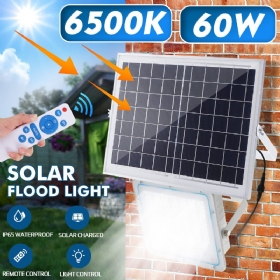 60w 70led 2000lm Solarna Reflektorska Svjetiljka Daljinski Upravljač Senzor Svjetla Vrijeme Vanjske Vodootpornosti Ip65