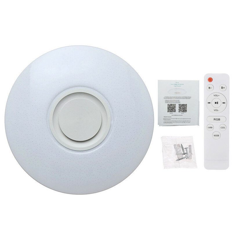 60w Ac220v 102led Zvjezdani Abažur Led Inteligentna Stropna Svjetiljka Bluetooth Music Smart Ceiling Light App+daljinski Upravljač