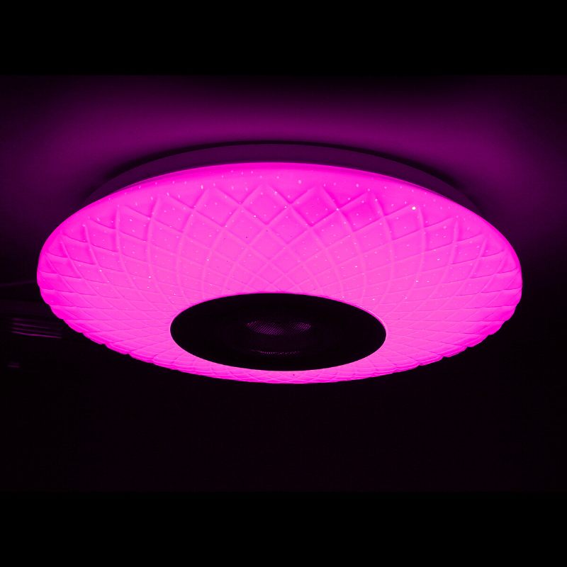 72w Rgb Glazbeno Obojena Led Stropna Svjetiljka S Mogućnošću Prigušivanja Bluetooth + App Kontrola Ac180v~265v