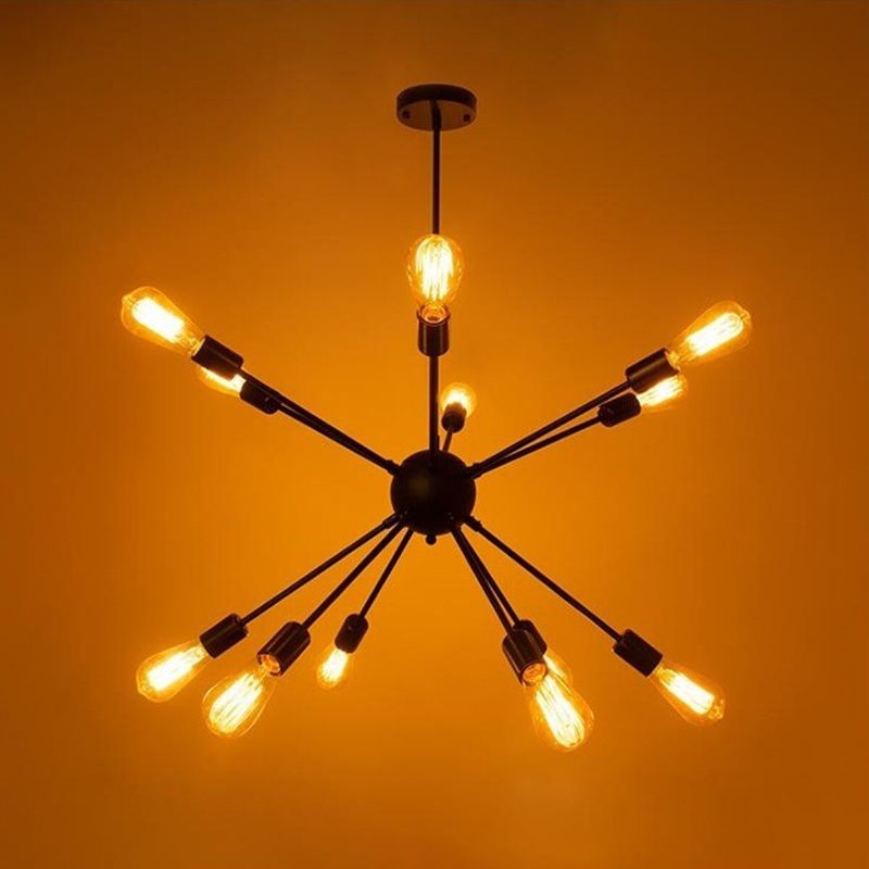 8~12 Lagana Vintage Industrijska Metalna Viseća Stropna Lampa Edisonova Žarulja