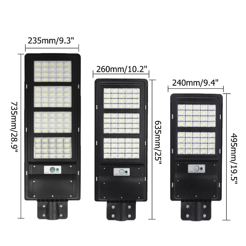 90/120/150w 160/240/320led Solarna Ulična Rasvjeta Pir Zidna Svjetiljka Sa Senzorom Pokreta S Daljinskim Upravljačem