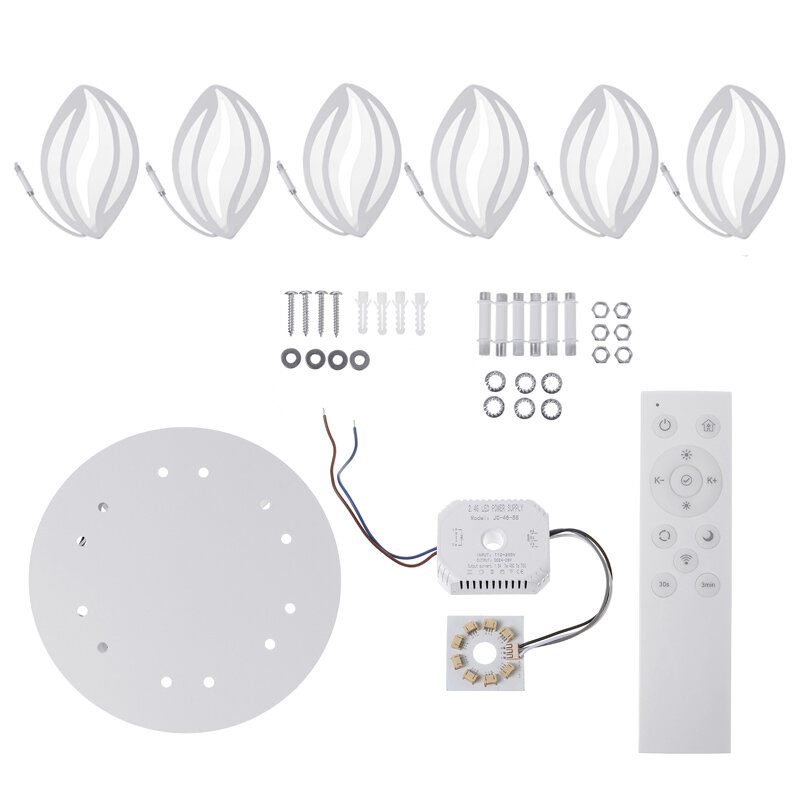 Ac110-220v 7200lm 660led Akrilna Stropna Svjetiljka Na Daljinski Upravljač Spavaća Soba Dnevni Boravak