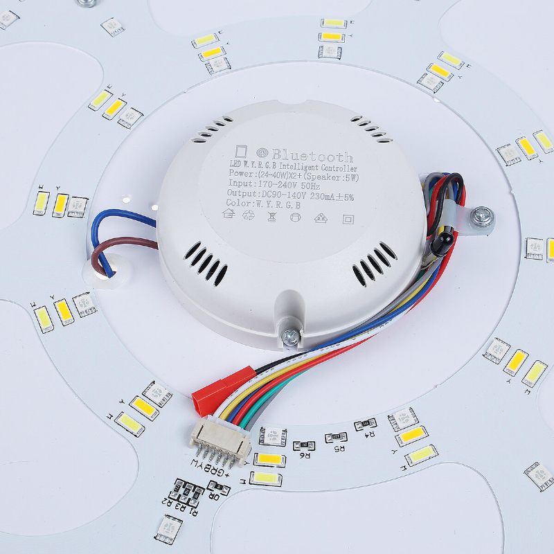 Ac110-240v/185-240v 32w Smart Bluetooth Glazbena Led Stropna Svjetiljka Rgbwwcw Moderna Okrugla Unutarnja Za Spavaću Sobu