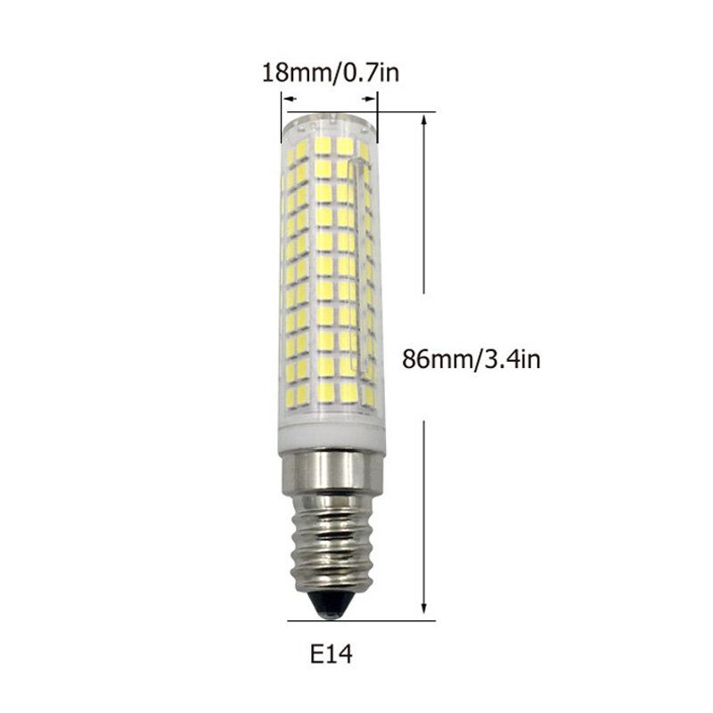 Ac110v/120v E14 Led Keramička Žarulja S Mogućnošću Prigušivanja Mini Corn Energy Saving 15w Zamjena Za Halogenu Žarulju