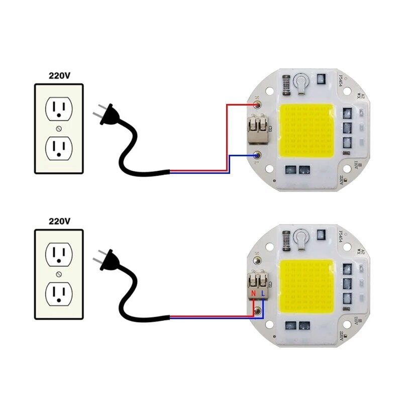 Ac110v/220v Cob Led Čip Za Rasvjetu Punog Spektra 380-780nm Sadnica Biljaka