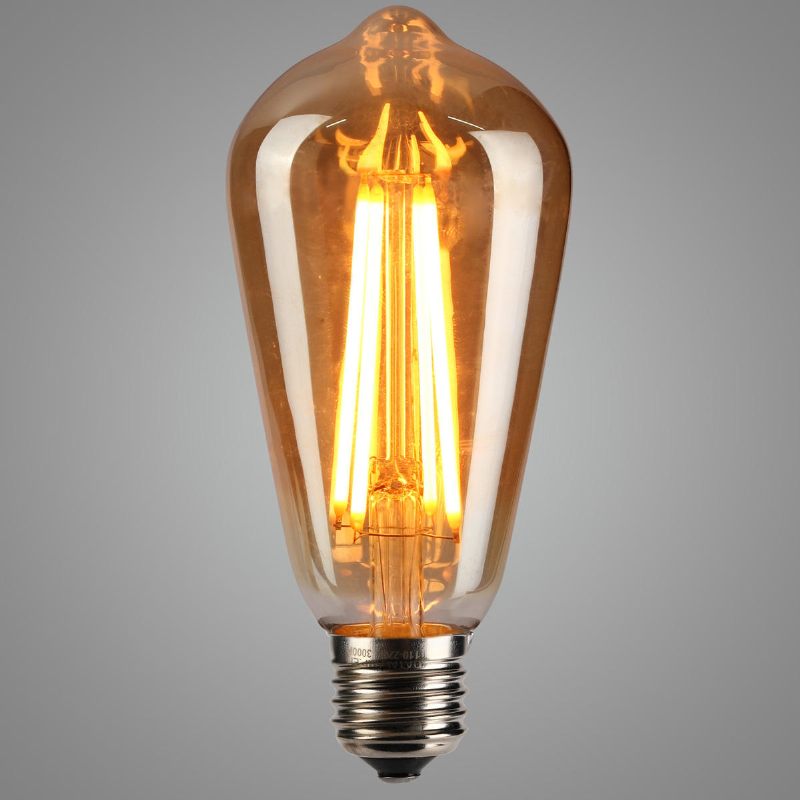 Ac85-265v E27 St64 4w Topla Bijela Retro Starinska Cob Edison Led Žarulja Za Kućni Dnevni Boravak