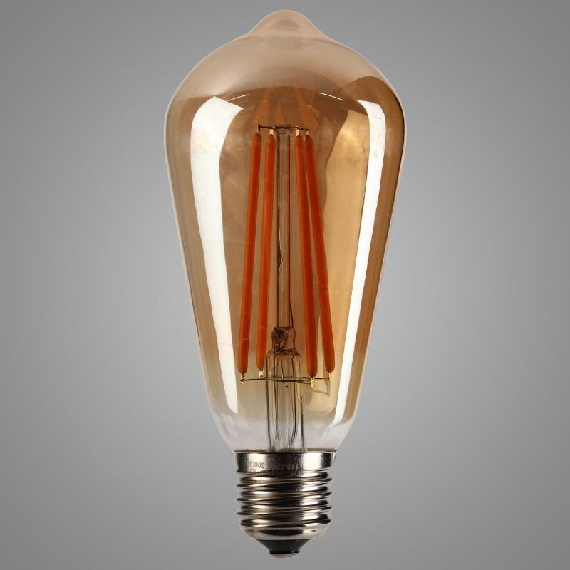 Ac85-265v E27 St64 4w Topla Bijela Retro Starinska Cob Edison Led Žarulja Za Kućni Dnevni Boravak