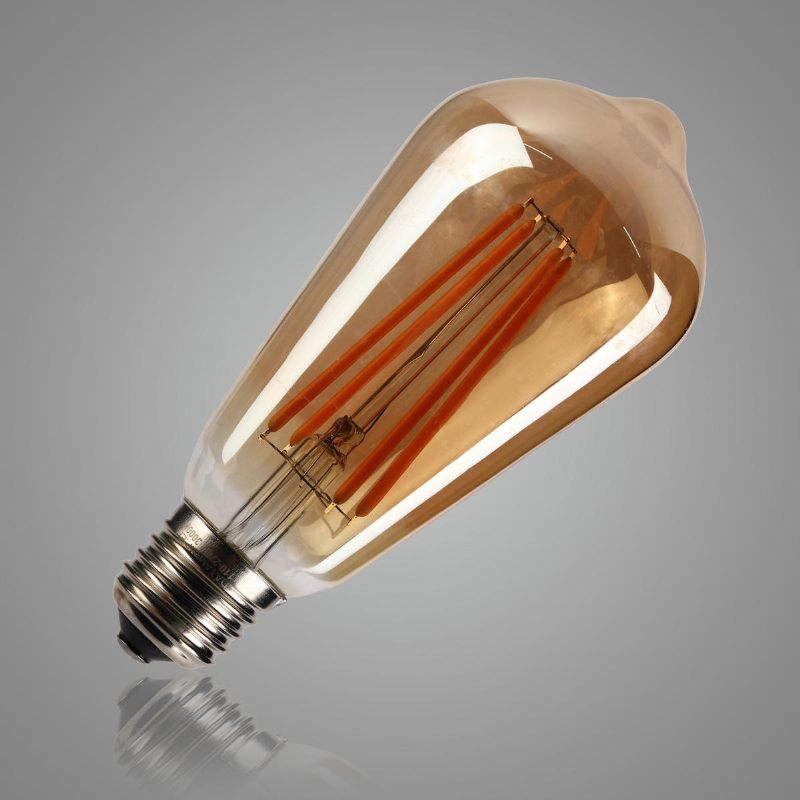 Ac85-265v E27 St64 4w Topla Bijela Retro Starinska Cob Edison Led Žarulja Za Kućni Dnevni Boravak