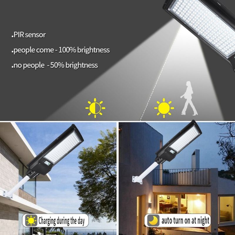 Augienb 200w 136 Led Svjetlo Sa Solarnim Senzorom Kretanja Odr Vodootporna Sigurnosna Svjetiljka