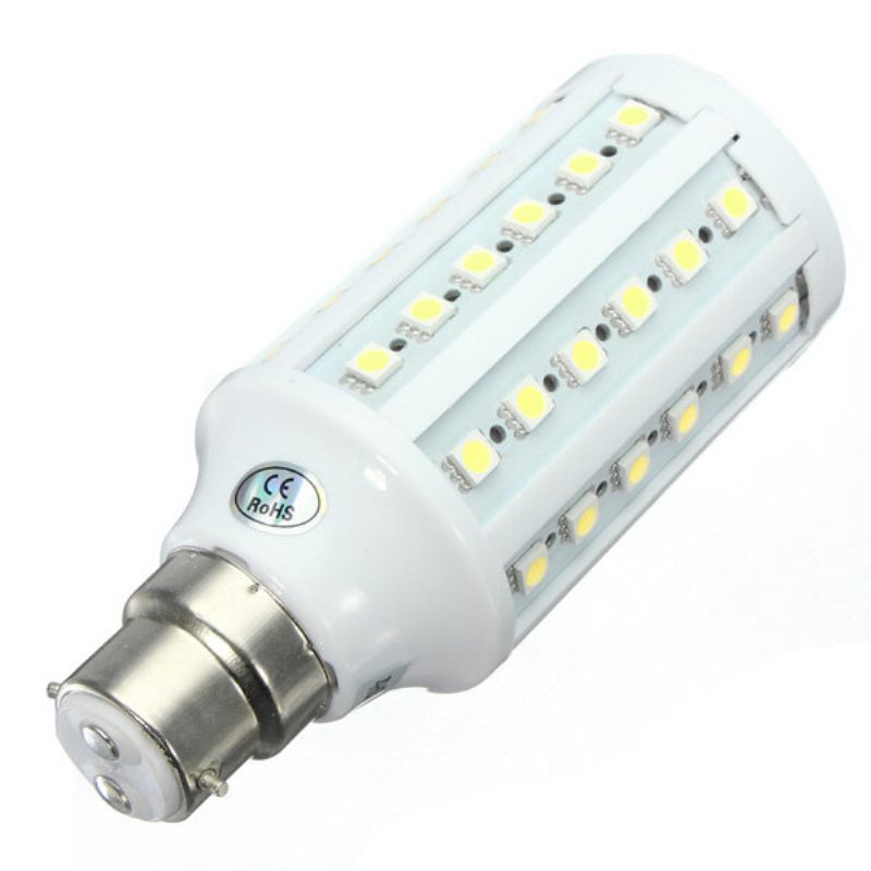 B22 10w Smd 5050 Bijela/topla Bijela 60 Led Kukuruzna Žarulja Ac 110v