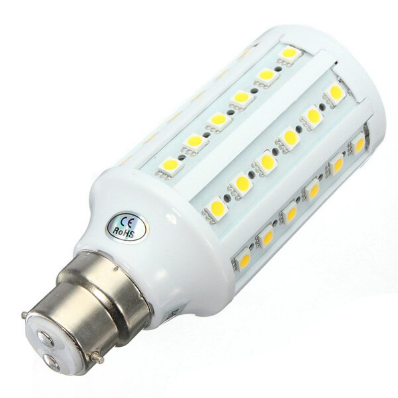 B22 10w Smd 5050 Bijela/topla Bijela 60 Led Kukuruzna Žarulja Ac 110v