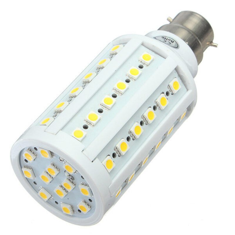 B22 10w Smd 5050 Bijela/topla Bijela 60 Led Kukuruzna Žarulja Ac 110v