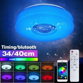 Bluetooth Led Stropno Svjetlo Rgb 3d Surround Zvuk Glazbena Svjetiljka S Prigušivanjem App Daljinski Upravljač