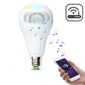 E27 12w Rgb+w+ww Smart Wifi App Control Led Žarulja Zvučnik Radi S Alexa Ac110-240v