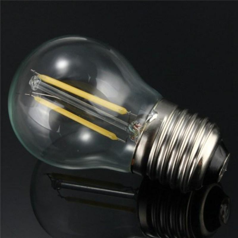 E27 2w Bijela/toplo Bijela Cob Led Filament Retro Edison Žarulje 85-265v