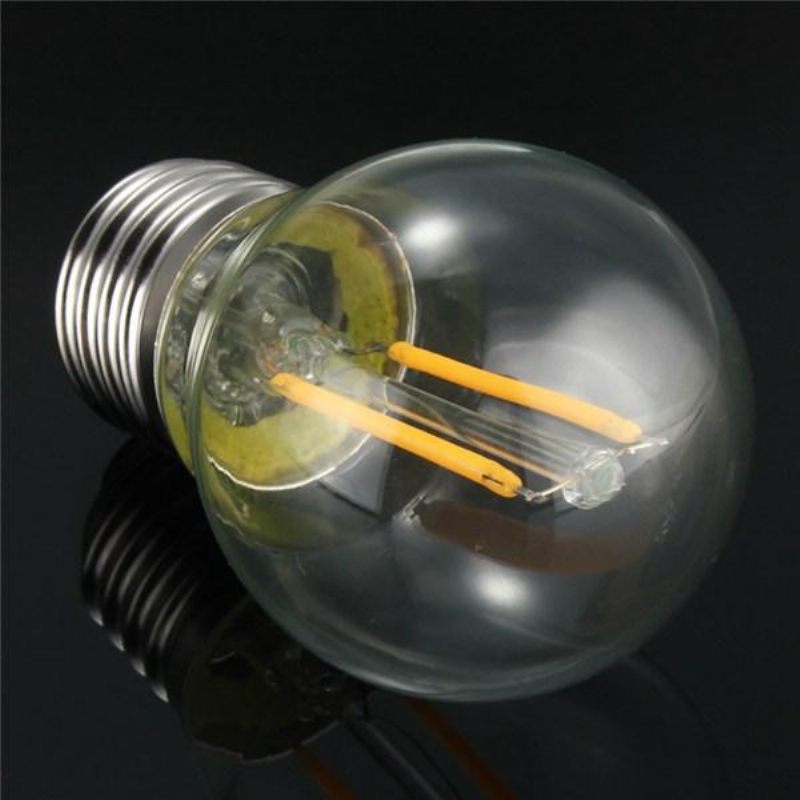 E27 2w Bijela/toplo Bijela Cob Led Filament Retro Edison Žarulje 85-265v