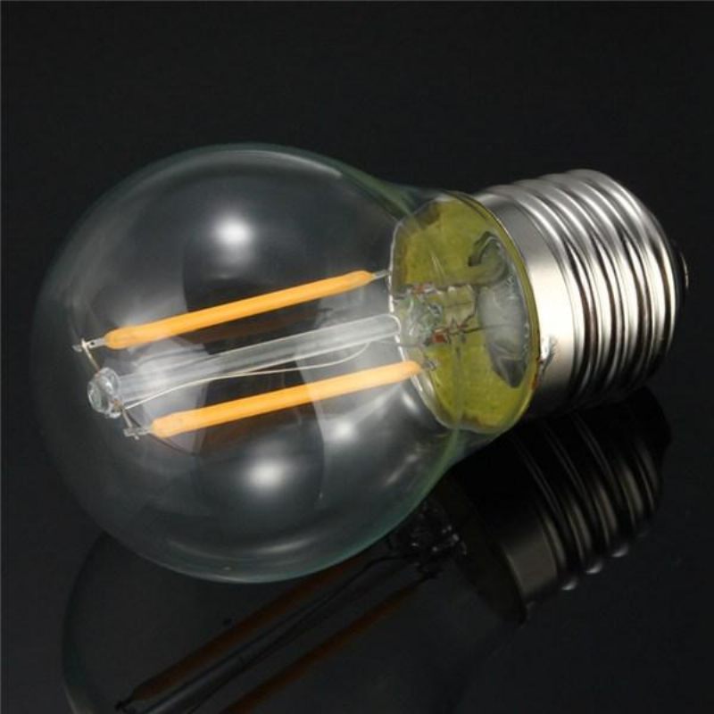 E27 2w Bijela/toplo Bijela Cob Led Filament Retro Edison Žarulje 85-265v