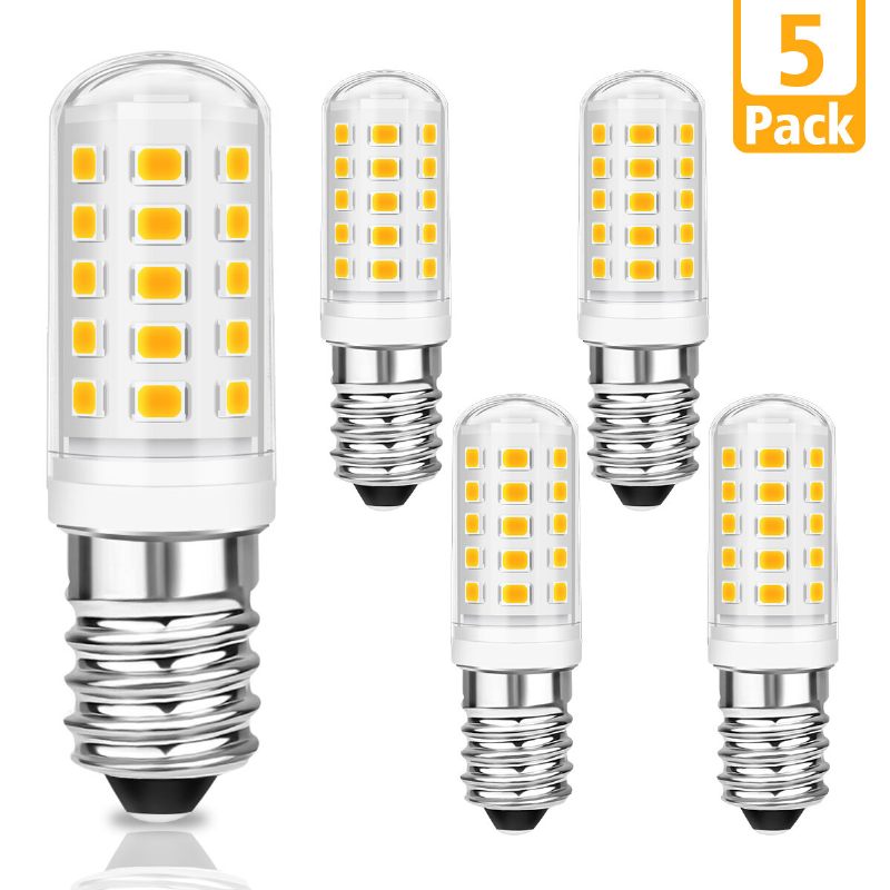 Kingso 5pcs Ac 230v 5w 3000k E14 Led Corn Bulb Capsule Light 360° Lighting Lamp