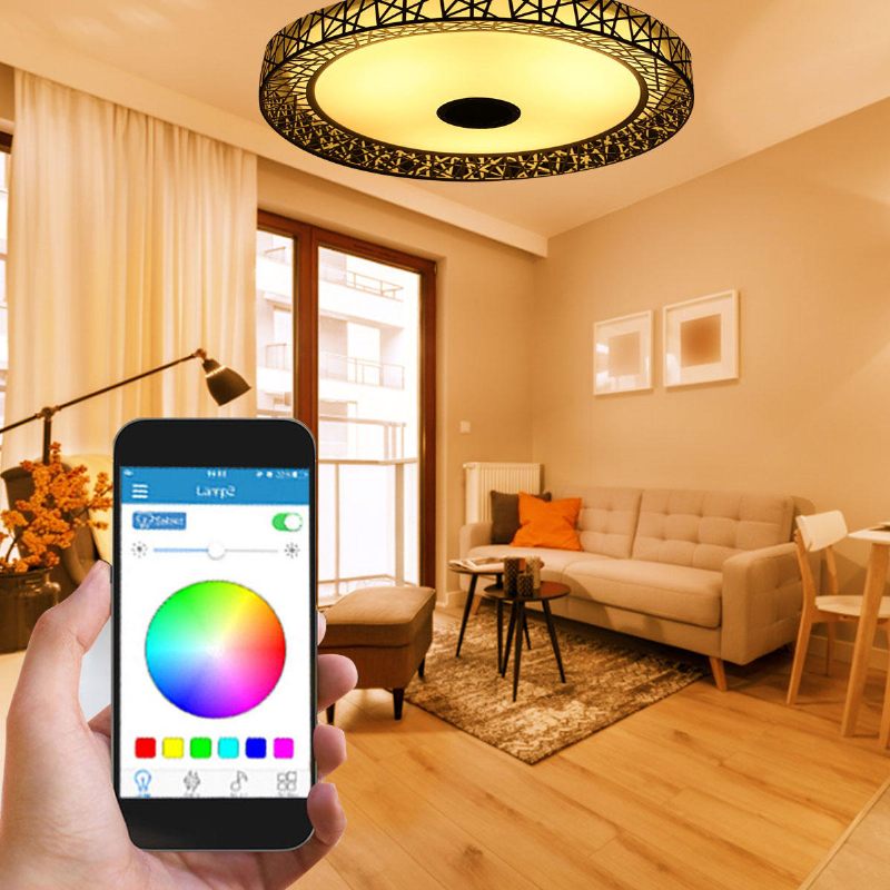 Led Rgb Stropna Svjetiljka Bluetooth Zvučna App Daljinski Upravljač 100-240v