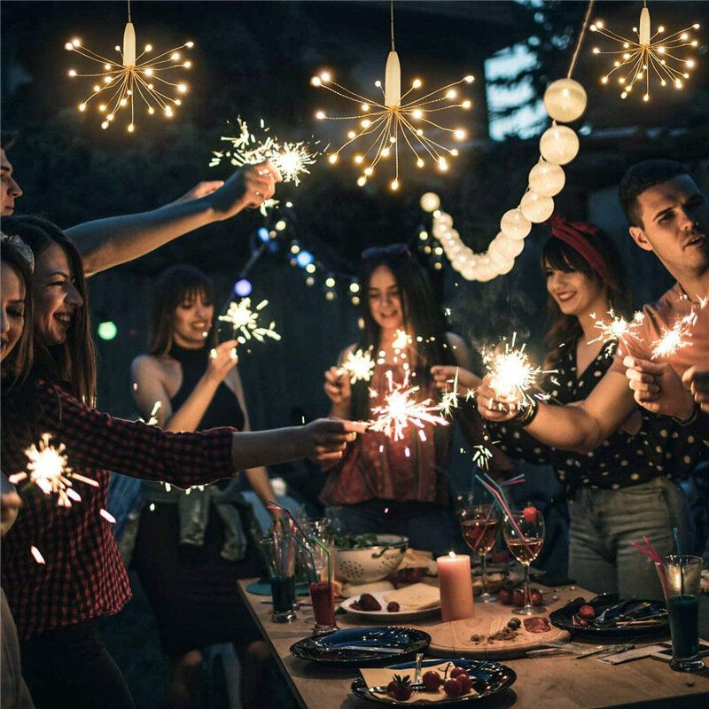 Led Vatromet Baterijska Kutija S Bakrenim Linijskim Svjetlom Vilinska Svjetiljka Božićni Festival Dekoracija Svjetlo Zvijezda Žica Maslačak Lampa