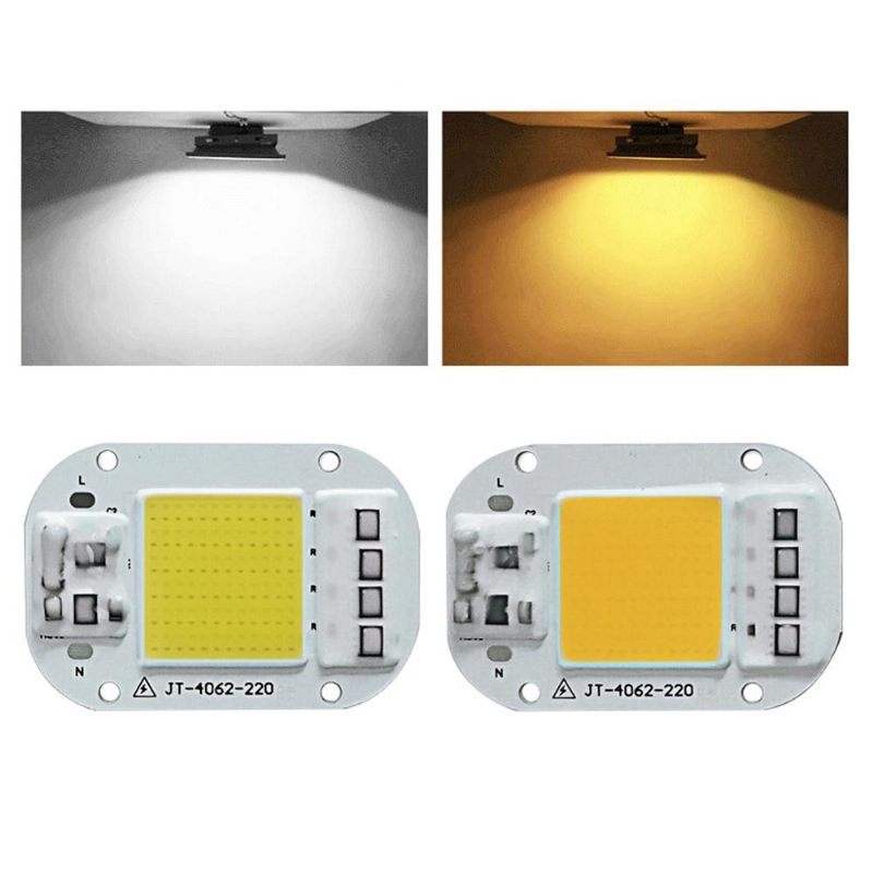 Lustreon Ac160-260v 20w 30w 50w Bijelo/toplo Bijelo Cob Led Čip Za Diy Reflektor