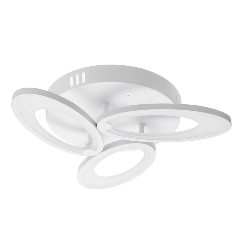 Moderna Led Stropna Akrilna Kućna Svjetla S 3 Glave Kućni Luster Lampa + Daljinski 3200-6500k