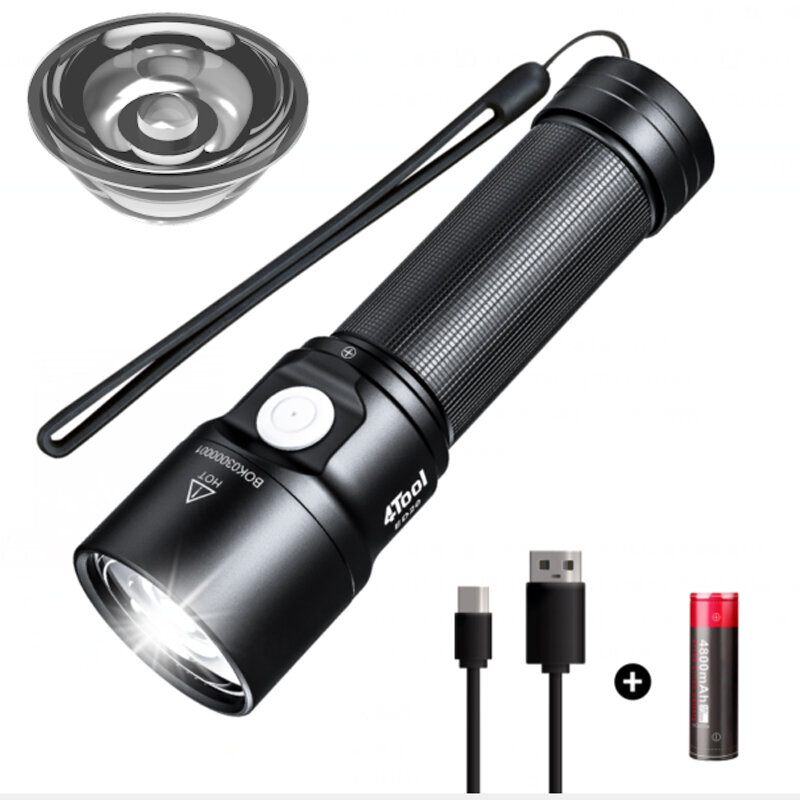 Nextool 4tool Ed20 Xph50.2 2200lm Tir Leća Snažan Led Reflektor Ugrađena 4800mah 21700 Baterija Tipa C Usb Punjiva Ultra Svijetla Snažna Svjetiljka Mini