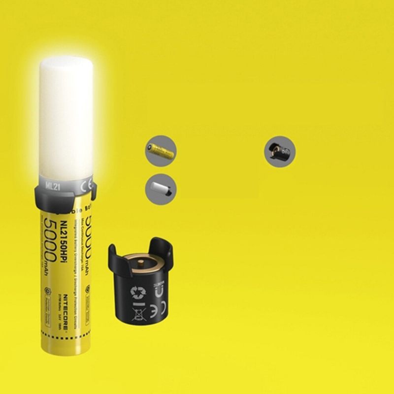 Nitecore Mpb21 Kit Inteligentni 21700 Sustav Baterija Kao Led Svjetiljka Dual Function Battery Punjač Usb Punjenje Telefon Powerbank Mini Za Kampiranje