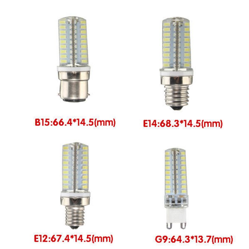 Prigušiva G9 E12 E14 B15 4.5w 72 Smd 2835 Led Kukuruzna Žarulja Kućanska Svjetiljka Ac110v