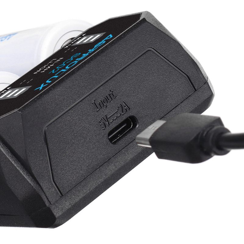 Sc02 Type-c Qc 3.0 Quick Charge Usb Punjač Baterija S Dva Utora Za Li-ion/imr/inr/icr Ni-mh Ni-cd 21700 18650 26650 Za Svjetiljku