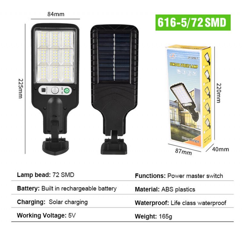 Solarne Ulične Svjetiljke Vanjska Solarna Svjetiljka S 3 Svjetlosna Načina Vodootpornog Senzora Pokreta Sigurnosna Rasvjeta Za Vrtnu Terasu Stazu U Dvorištu