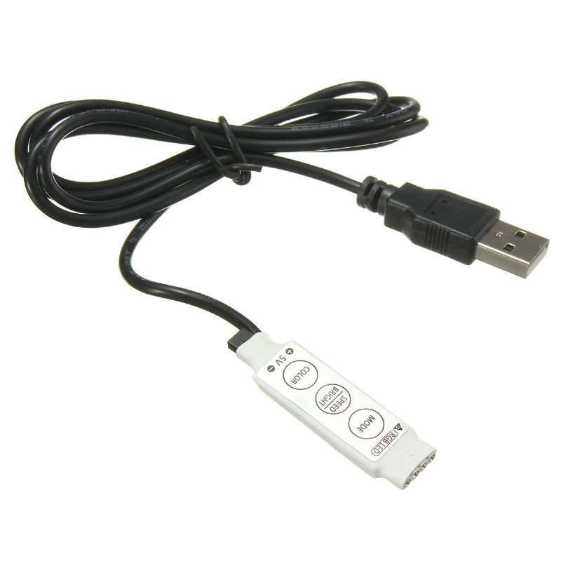 Usb Dc5v Smd5050 Rgb Led Bijela Traka Za Tv Pozadinsko Svjetlo S Daljinskim Upravljačem Nije Vodootporan