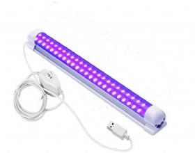 Usb Uv-c Led Crna Svjetiljka Halloween Blacklight Ultraviolet Curing Stain