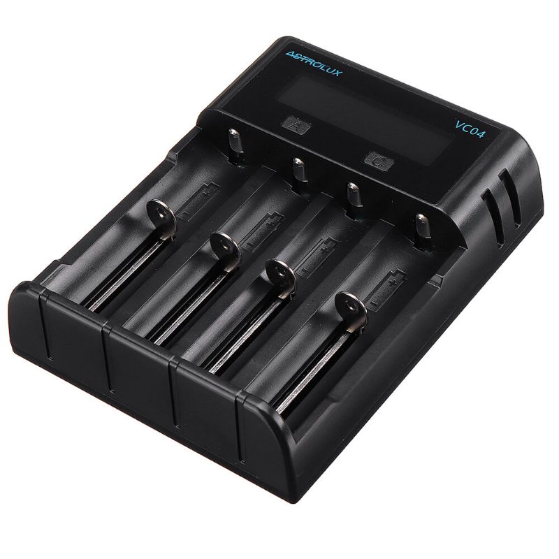 Vc04 Micro Type-c 2a Quick Charge Li-ion Ni-mh Punjač Za Baterije Struja Dodatni Usb Za 18650 26650 21700 Aa Aaa Bateriju