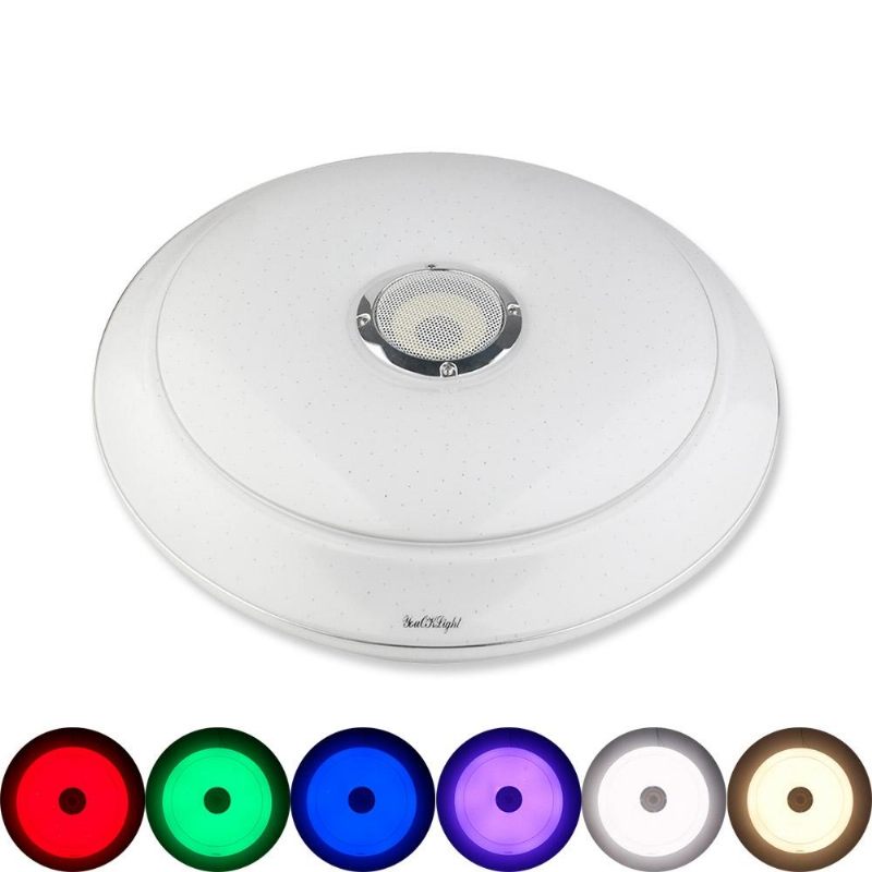 Youoklight 36w Rgb Bluetooth Zvučnik S Mogućnošću Prigušivanja Glazbeni Led Stropno Svjetlo App Kontrolna Svjetiljka Ac220v