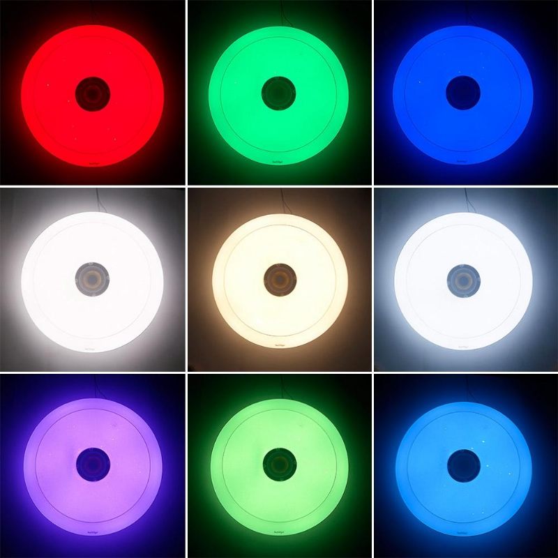 Youoklight 36w Rgb Bluetooth Zvučnik S Mogućnošću Prigušivanja Glazbeni Led Stropno Svjetlo App Kontrolna Svjetiljka Ac220v