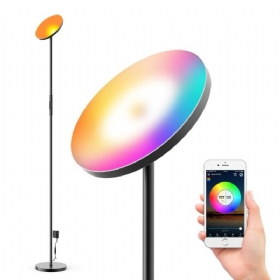 Zengge Ac100-240v 24w Smart Wifi Rgb+cct 2000lm Podna Svjetiljka Aplikacija Za Prigušivanje Glasovno Upravljanje Radi S Google Home Alexa