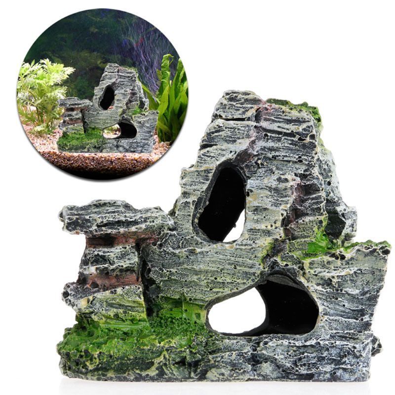 Akvarij Rockery Mountain View Rock Fish Tank Decoration