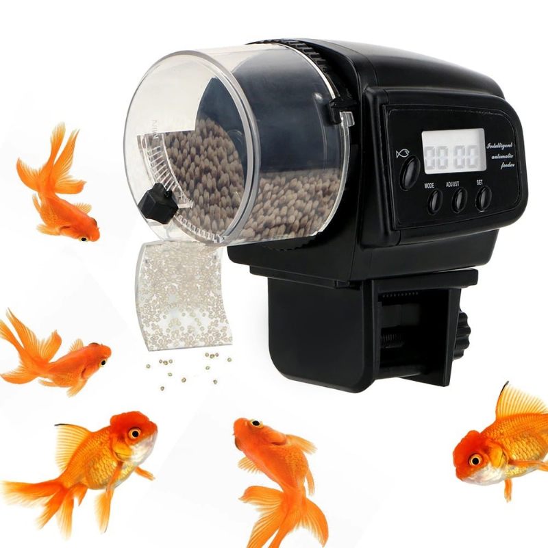 Automatska Hranilica Za Ribe S Lcd Zaslonom I Dozatorom Za Hranjenje