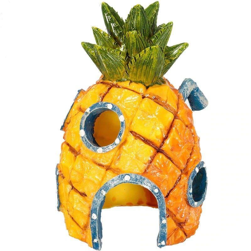 Ukras Za Akvarij Spongebob Ananas House Shrimp Decor