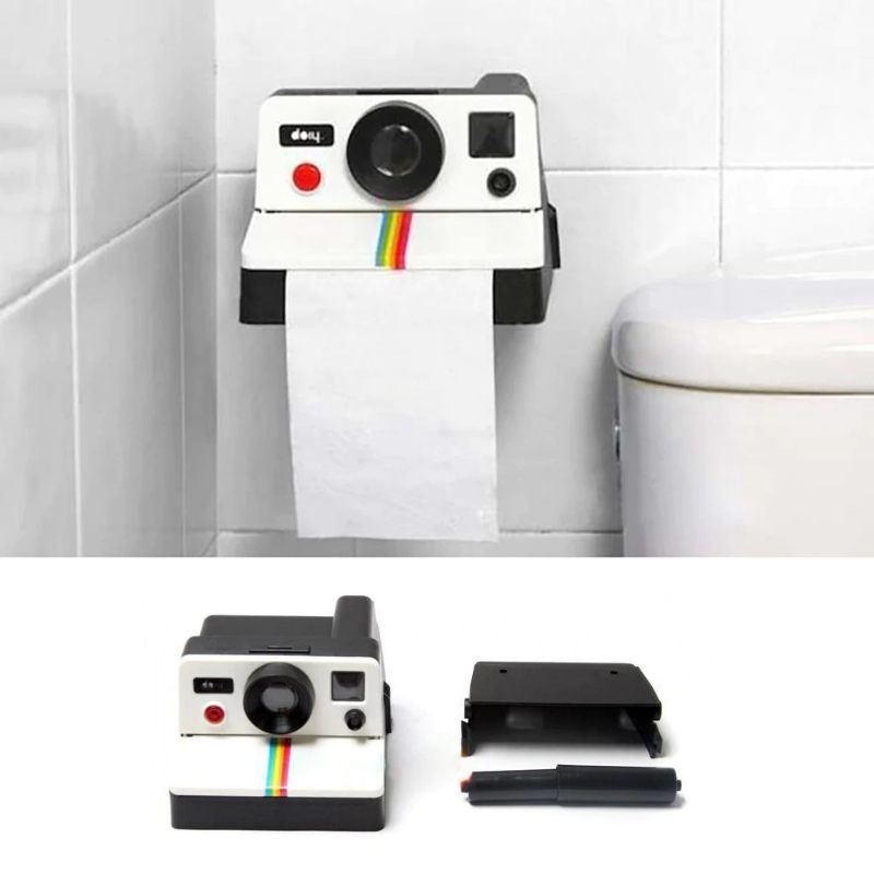 Kreativne Retro Kutije Za Papirne Maramice Inspirirane Oblikom Polaroidnog Fotoaparata Kutija Za Toaletne Papire Kupaonica