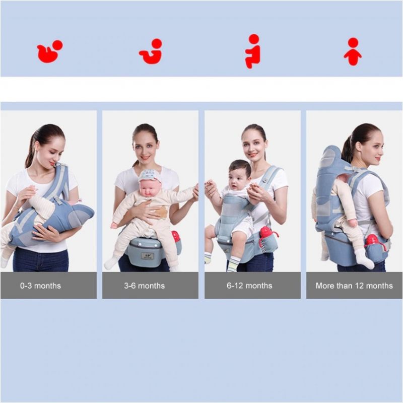 Nosiljka Za Bebe Ergonomski Klokan Hipseat Wrap Sling