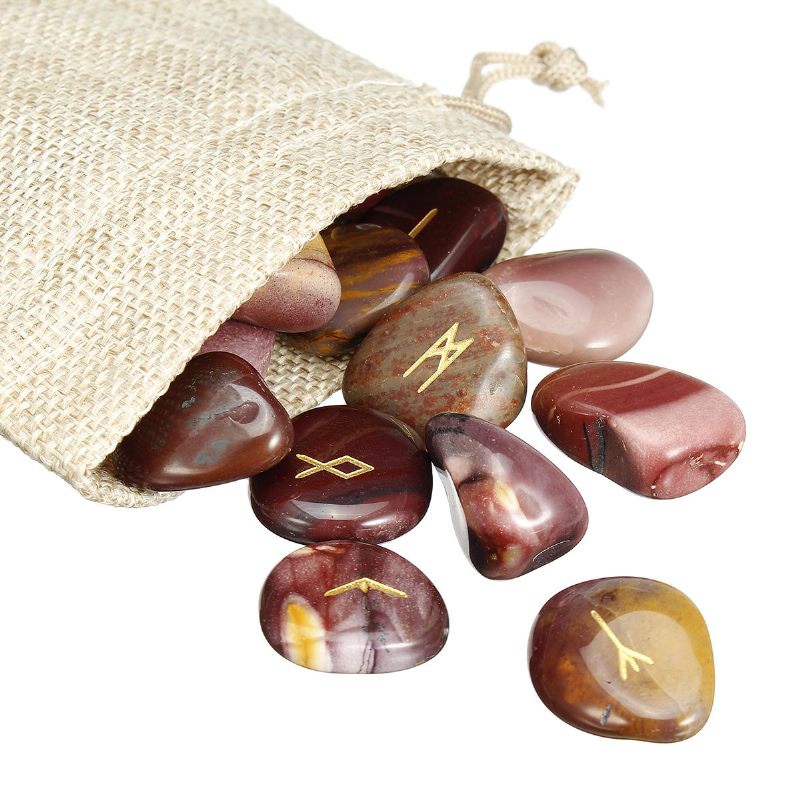 25 Kom/set Gravirano Kamenje Za Čakre Opal Reiki Healing Energy Palm Ukrasi Od Prirodnog Dragog Kamenja