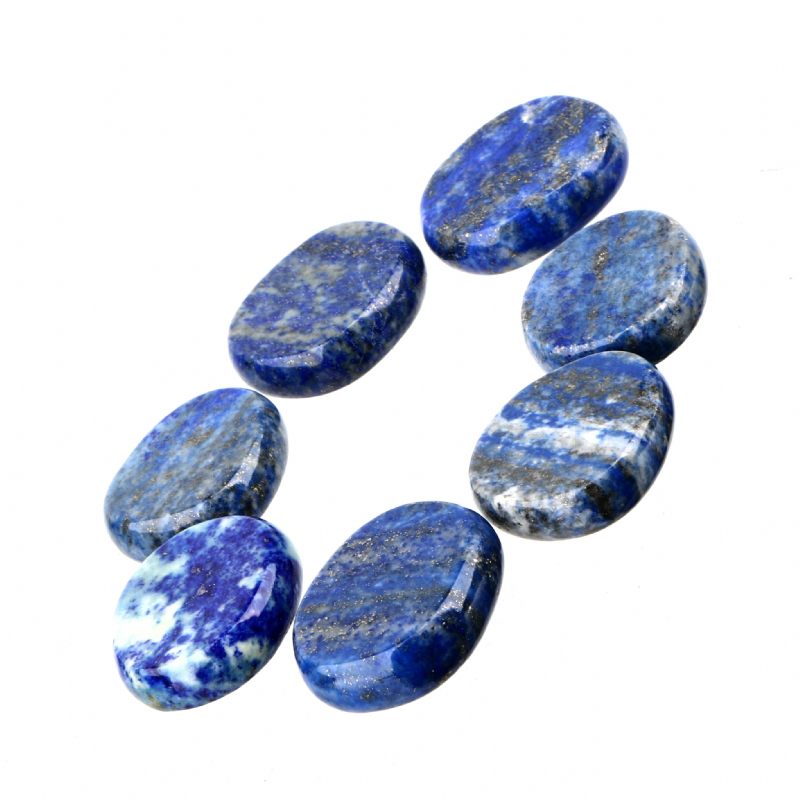 7kom Lapis Lazuli Set Kamenja Za Masažu 8kom Set Za U Obliku Srca
