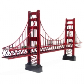 Antikni Klasični Most Golden Gate U San Franciscu Model Retro Vintage