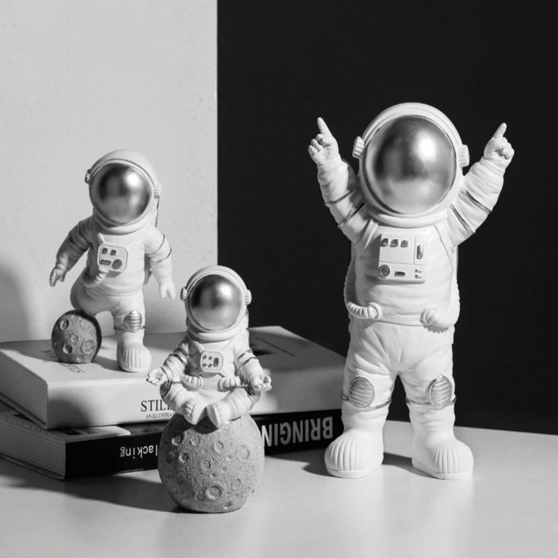 Minijature Za Uređenje Doma Astronauta S Ukrasnim Poklonom Skulpture Mjeseca