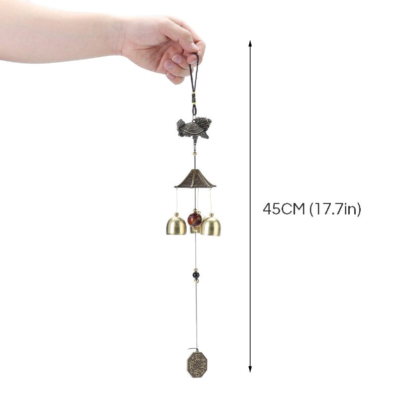 Bakar Lucky Feng Shui Wind Chime Viseće Zvono Jingle Doorative Privjesak Za Vrata