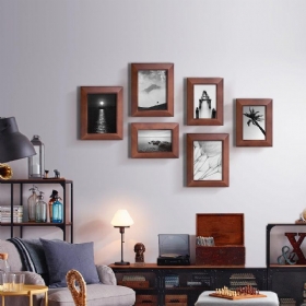 Geometrijski 1-dijelni Zidni Okvir Za Fotografije Obiteljski Drveni Za Slike Stolni Kompleti Slika Kvadratni Držač Za Iz Xiaomi Youpina